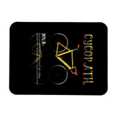 Definition Funny Cycling Addict Geschenk für Magnet (Horizontal)