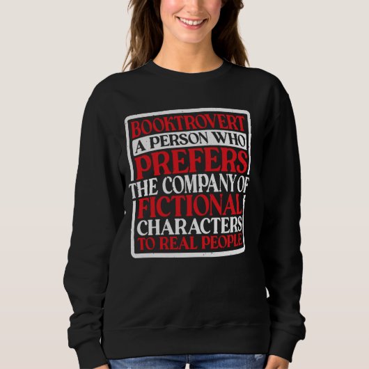 Definition für Booktrovert — Sweatshirt (Vorderseite)