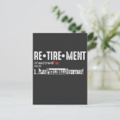 Definition für den Status-Pickleball-Player Postkarte (Stehend Vorderseite)