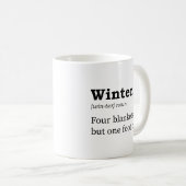 Definition für den Winter Kaffeetasse (VorderseiteRechts)