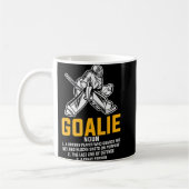 Definition für Eishockey-Goalie-Spaß für alle Spie Kaffeetasse (Links)