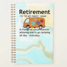 Definition für "Funny Camping Retirement" Planer