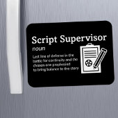 Definition für Skriptermittler - Film 3" x 4" Flex Magnet