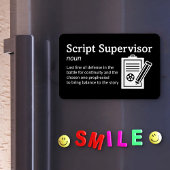 Definition für Skriptermittler - Film 4" x 6" Flex Magnet