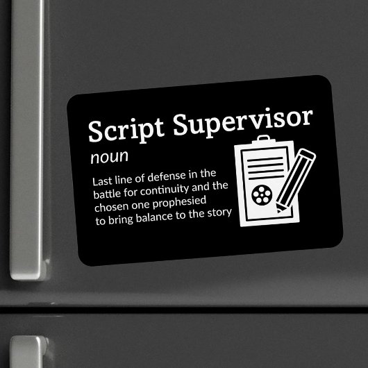 Definition für Skriptermittler - Film 4" x 6" Flex Magnet