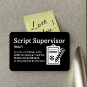 Definition für Skriptermittler - Film 4" x 6" Flex Magnet