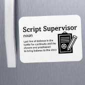 Definition für Skripterstellung - Film 3" x 4" Fle Magnet