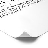 Definition Hangry Poster (Ecke)