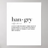 Definition Hangry Poster (Vorne)