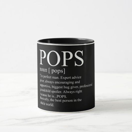 Definition inspirierender Pop Tasse (Zentrum)