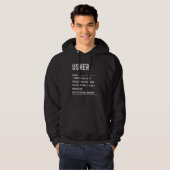 Definition-Job-Titel Hoodie (Vorne ganz)