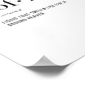 Definition-Kaffee Poster (Ecke)