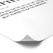 Definition Karma Poster (Ecke)