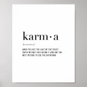 Definition Karma Poster (Vorne)