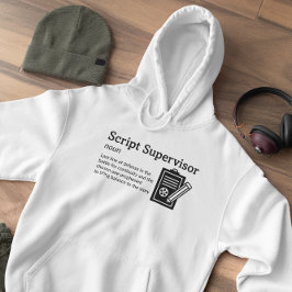 Definition-Lichtmodus für SkriptSupervisor - Film Hoodie