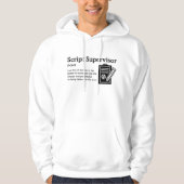 Definition-Lichtmodus für SkriptSupervisor - Film Hoodie (Vorderseite)