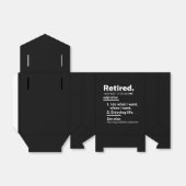 Definition lustiger Ruhestand Geschenkschachtel (Ungefaltet)