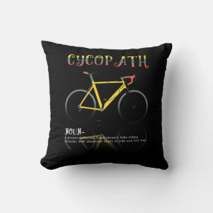 Definition Lustiges Radfahrer-Geschenk für Kissen