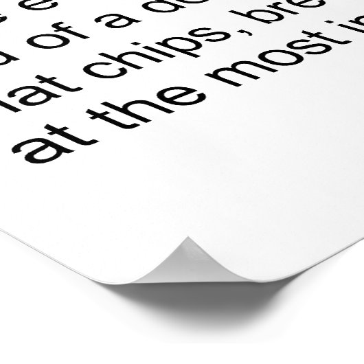 Definition mit doppelter Lesart Poster (Ecke)