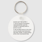 Definition mit doppelter Lesart Schlüsselanhänger (Vorderseite)