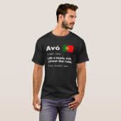 Definition of Avo Camisa Portuguese Grandmother T-Shirt (Vorne ganz)