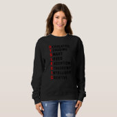 Definition of Dyslexia Awareness Interventionist T Sweatshirt (Vorne ganz)