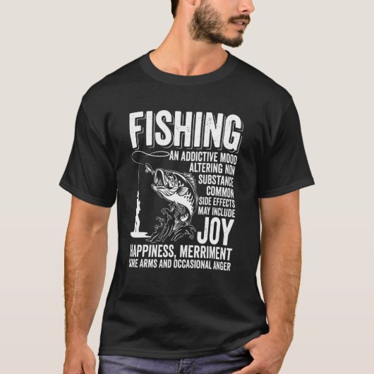 Definition of Fishing Fishing Fisherman T-Shirt (Vorderseite)