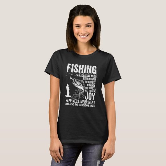 Definition of Fishing Fishing Fisherman T-Shirt (Vorne ganz)