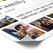 Definition Personalisiert 16 FotoCollage Poster (Ecke)