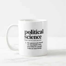 Definition politischer Wissenschaft Kaffeetasse