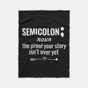 Definition Sensibilisierung Semicolon Suizidpräven Fleecedecke