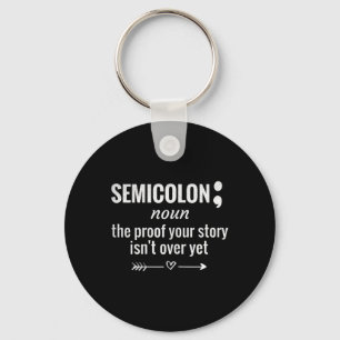 Definition Sensibilisierung Semicolon Suizidpräven Schlüsselanhänger