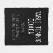 Definition Spaß Ping Pong Pong Spaß für Tischtenni Fleecedecke (Vorderseite (Horizontal))