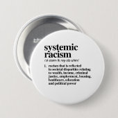 Definition systemischen Rassismus Button (Vorne & Hinten)