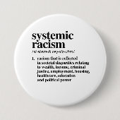 Definition systemischen Rassismus Button (Vorderseite)