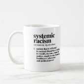 Definition systemischen Rassismus Kaffeetasse (Links)
