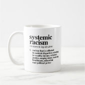 Definition systemischen Rassismus Kaffeetasse (Links)