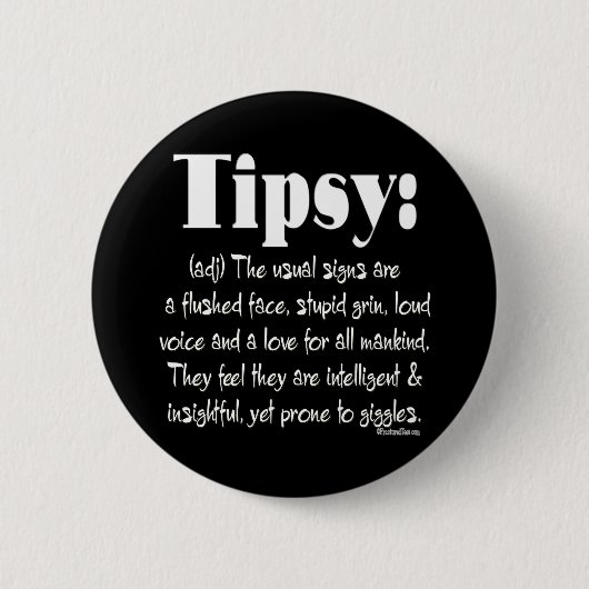 Definition Tipsy BW Button (Vorderseite)