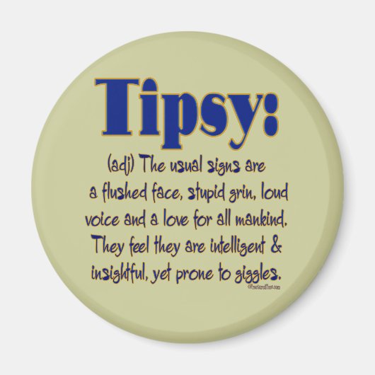 Definition Tipsy Magnet (Vorne)