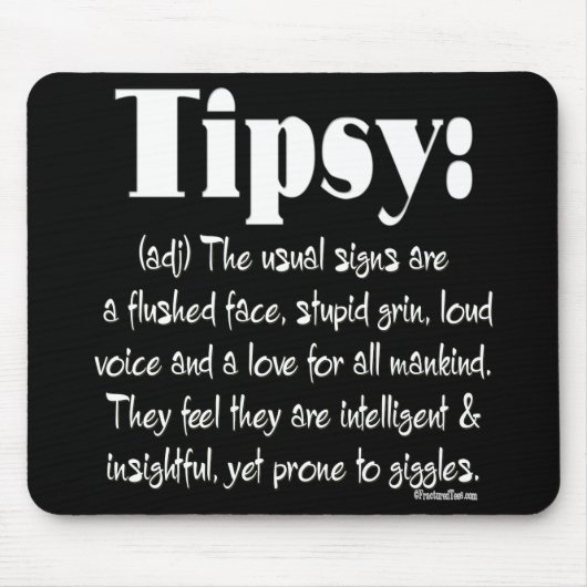 Definition Tipsy Mousepad (Vorne)