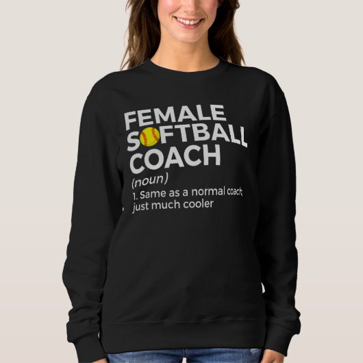 Definition Trainerinnen Softball Sweatshirt (Vorderseite)