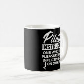 Definition-Übungsgerät für Pilates Instructor Kaffeetasse (VorderseiteRechts)