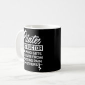 Definition-Übungsgerät für Pilates Instructor Kaffeetasse (Vorderseite Links)