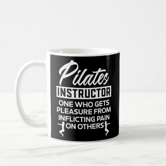 Definition-Übungsgerät für Pilates Instructor Kaffeetasse (Links)