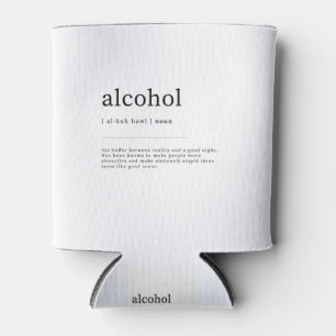Definition von Alkohol: Wörterbuch Art Decke Dosenkühler