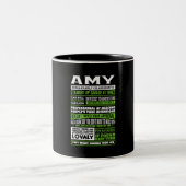 Definition von Amy Girl Zweifarbige Tasse (Mittel)