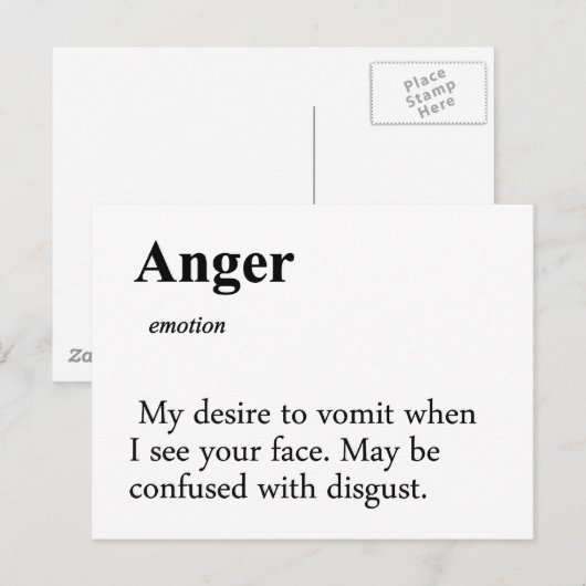 Definition von Andern Postkarte (Vorne/Hinten)