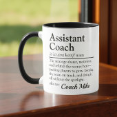 Definition von "Assistant Coach" für benutzerdefin Tasse