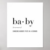 Definition von Baby Poster (Vorne)