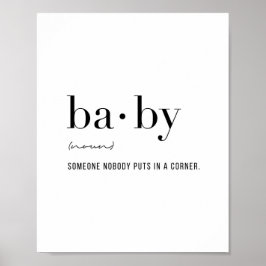 Definition von Baby Poster